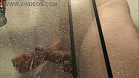Solo monster cock shower cumshot