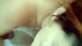 the naughty redhead shaves her pussy smooth for married neighbor's cock and creamy facial