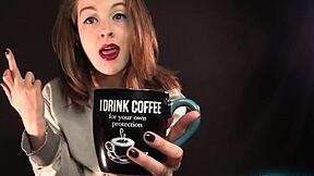 imagine starting your day with my yoga milf lips humiliating your femdom mug