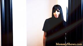 Alluring bigtits stepmom surrenders to teen's eager pleasuring