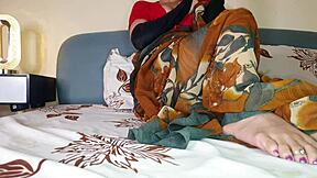 amateur indian wife shocks stepbrother with cock ring for wild orgasm