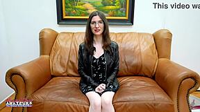 skinny nerd hazel o'connor deepthroats juicy cock after rimming her shaved holes wide