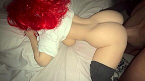 damn your huge cock stretches my tight ass young girl shakes perfect buttocks riding