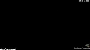 Bound babes endure brutal ass-to-mouth with monster cocks in BDSM frenzy