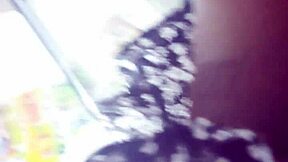 Spying Upskirt Skirt Lift in Store Reveals Hot Panties!