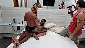 backstage with ellen ventura telling stories and taking rough anal