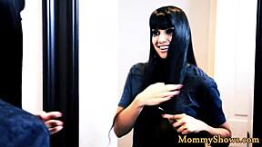 Alluring bigtits stepmom surrenders to teen's eager pleasuring