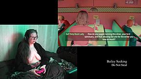 Curvy brunette bares her massive natural tits in naked night springs play