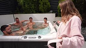 ivy maddox takes triple penetration gangbang rough anal creampie... wild bitch!