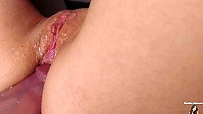 wanna see stepdaughter toy her small tits pussy for double anal creampie dp?