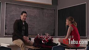 doesn't this tiny cheerleader on the desk make your teacher fantasies explode?