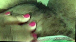 naughty believer sneaks to church bathroom to stroke her wet pussy softly