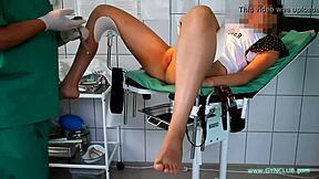 Nurse Performs Intense Gyno Exam With Vibrator Toys On Patient In Hospital