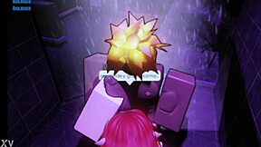 Redhead Shower Surrender to Monster Black Cock Interracial Bathing Domination