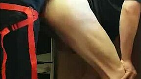 pegging boyfriend's ass to mouth in kitchen, field, and bathroom thrills