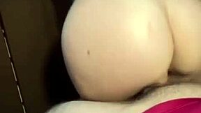 Big Ass College Roommate Begs for Rough Doggy Dick Ride