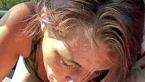 streetwalker delivers bbbj bareback then gulps cum load after dick love claim