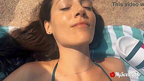 Beach Holiday Tease Wife Topless Before Sneaky Blowjob Reveal