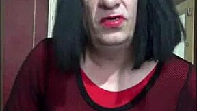 Think this shy bisexual crossdresser can fill himself completely?