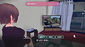 A hikikomori girl emerges for simple gameplay adventures in her secluded world