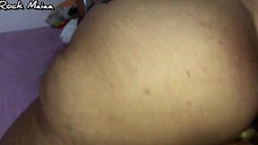 I caught the hot babe red-handed stuffing her wet pussy with a huge dildo on her big ass