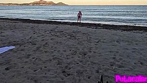 beautiful nudist blonde offers ride leading to beach oral and intense home anal