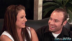 cuckold watches helplessly as big tits brooke belle gets pounded