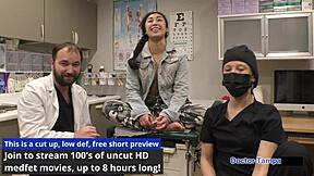 dr tampa interrogates jasmine rose pussy in remote center with toys