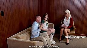 teen patient fucks therapist after confessing stepdad and mistress shagging