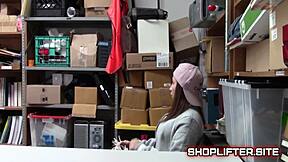 What happens when young shoplifter teen gets caught and blackmailed?