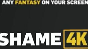 Curvy Bitch Karina King Pounds Pussy with Debt Collector Office Heels Stockings!