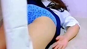 feels so good just the tip daddy, earn that cash with real homemade anal creampie