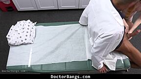 shy teen begs doctor to breed her tight pussy