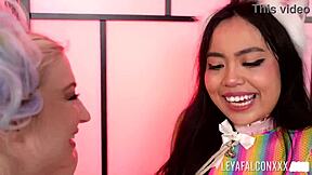 Leya Falcon Delivers Rough Fuck to Luna Mills!