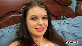 Anastasia rose moans as thick cock stretches her petite busty pussy deep