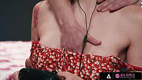 hey roommate pause that game my pussy needs your tongue now