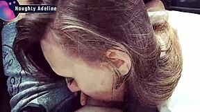 your cum tastes so good in my mouth after that sloppy car blowjob adeline