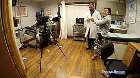 dr tampa interrogates jasmine rose pussy in remote center with toys