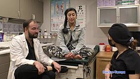 dr tampa interrogates jasmine rose pussy in remote center with toys