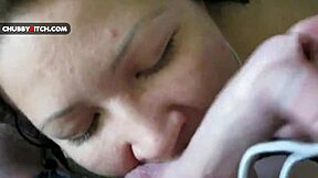 Sensual Chubby Teen Sucks Cock to Facial Cumshot
