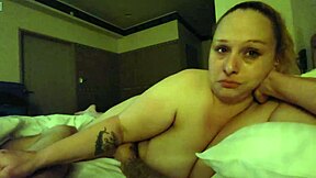 first time hotwife blows and deepthroats hubby's cock