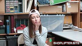 What happens when young shoplifter teen gets caught and blackmailed?