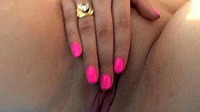 horny 19yo brunette teen filled with creampie in shaved pussy