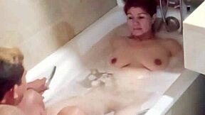 caught my naked mil in bath... ripped clothes and fucked her hard part 2 💦