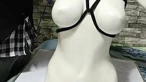 I guide you through BDSM tutorial tying peruvian breasts step by step