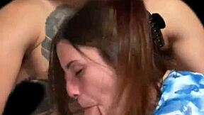 Stepsister's throat gets wildly tested by massy sweet payo pro