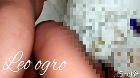 Big black cock pounds amateur Brazilian Myllena Rios street pussy close up