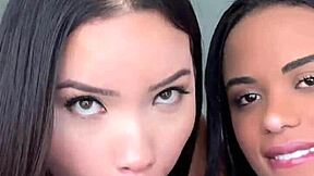 Gostosa, call your hot friend for this bbc threesome facial??