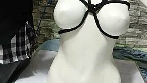 I guide you through BDSM tutorial tying peruvian breasts step by step