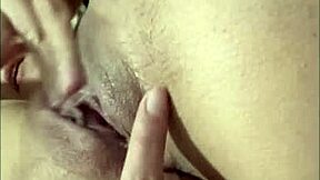 I explore my body with fingers intimately